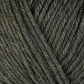 Close up on deep brown ball of Berroco Ultra Wool yarn.