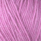 Close up on pink ball of Berroco Ultra Wool yarn.