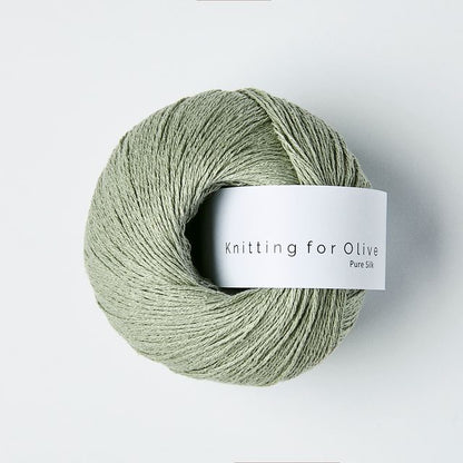 Pure Silk Fingering Knitting for Olive Hillsborough Yarn Shop